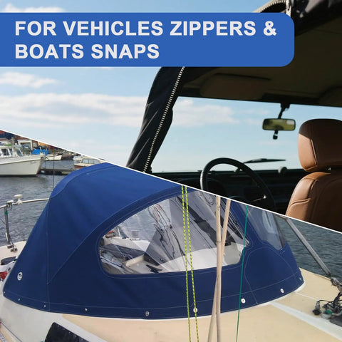 Zipper Lubricant For Plastic And Metal Zippers Silicone Grease With PTFE Marine Grade 2 Oz on boat and vehicle zippers