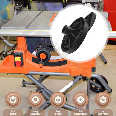 Table Saw Hand Wheel Replacement 089290001054 Fits Ryobi And Ridgid R4513 Models by table saw, highlighting hand wheel.