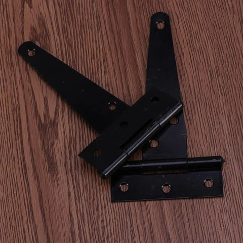 24 Pack 4 Inch T Shape Door Hinges, Heavy Duty Iron, Galvanized For Longevity, Silent Operation, 6 Position Screw Holes, Rust Resistant