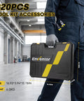 Must Have All In One Home Tool Kit With Toolbox Storage Case For DIY Home Repairs And Auto Maintenance Includes Ratchet Set