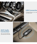8GB USB MP3 Player With FM Radio Expandable To 32GB connected via USB in car, portable music player for running gym and sports