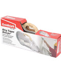 Boxed Banjo Dry Tape Holder For Drywall Tapers, Pro Grade Aluminum Tool with mud control knob and 500 ft tape capacity.