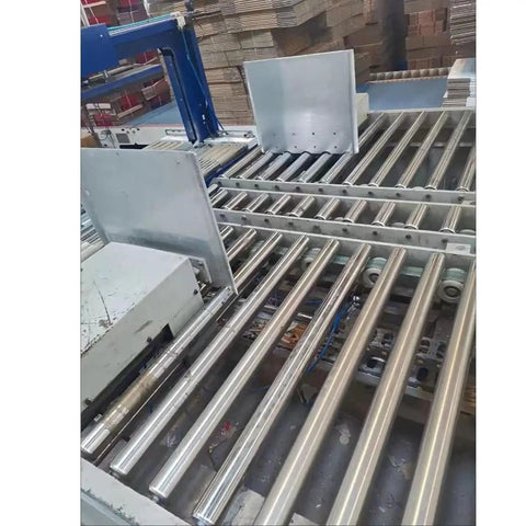 Heavy Duty 5 Pc Stainless Steel Conveyor Rollers For Warehouse Unloading And Factory Production Lines, smooth gravity transfer in action.