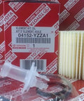 Lexus Toyota Oil Filter Set With Drain Plug Gaskets 04152 Yzza1, OEM quality, shown with packaging and components.
