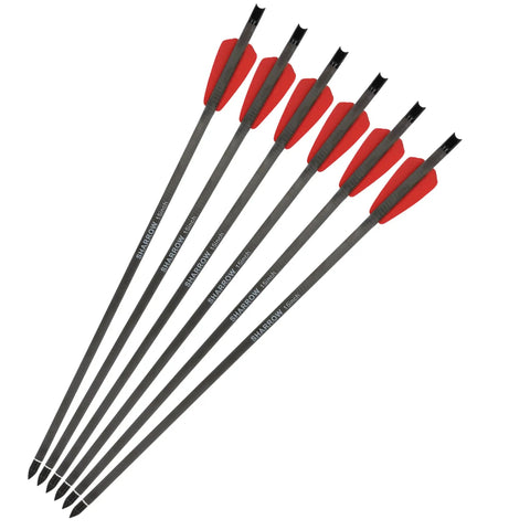 Carbon Crossbow Bolts 15 Inch With 100 Grain Removable Tips For Hunting Target Shooting Archery Arrows Durable High Speed Practice Bolts Red