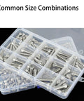 Rust Resistant 304 Stainless Steel Cup Head Hex Socket Screws Set With Nuts And Washers M3 M4 M5 Must Have For DIY Home Renovation Indoor Or Outdoor Use Bulk Pack Of 200 Pieces in storage box