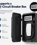 Built Like A Tank Ev Charger Enclosure For Outdoor Wall Mount Boxes With Tight Locking Lid showing inner layout and breaker box support.