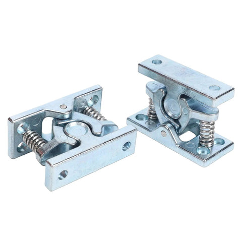 Double Roller RV Door Latch Zinc Alloy Spring Loaded Door Catch 2 Pack with dual springs for quick close secure hold.