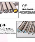 Top Tier Galvanized Steel Conveyor Rollers Offering Smooth Riding Heavy Duty Workhorse Performance No Sweat Setup For Woodworking Tables.