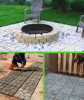 Patio with DIY Friendly Walk Maker For Concrete Path Molds Square Two Pack No Brainer Easy Yard Garden Patio Pathway Pavers