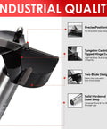 Close-up of Pro Grade Forstner Drill Bit Eleven Sixteenth Inch 17.5mm YG8 Carbide with industrial quality features.