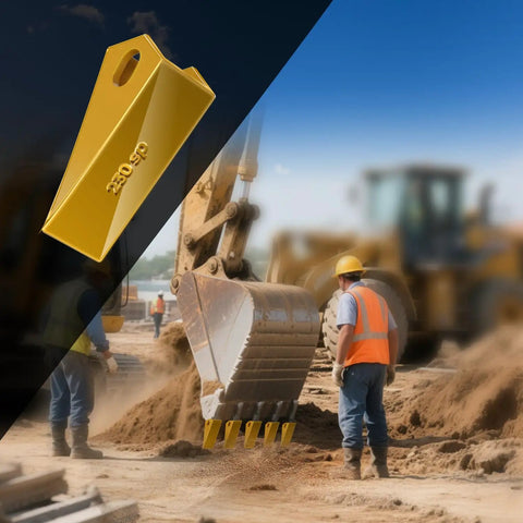 Heavy Duty Excavator Bucket Teeth With TF23P Flex Pins For 23 And 230 Series Skid Steer Loaders And Excavators Alloy Steel Digging