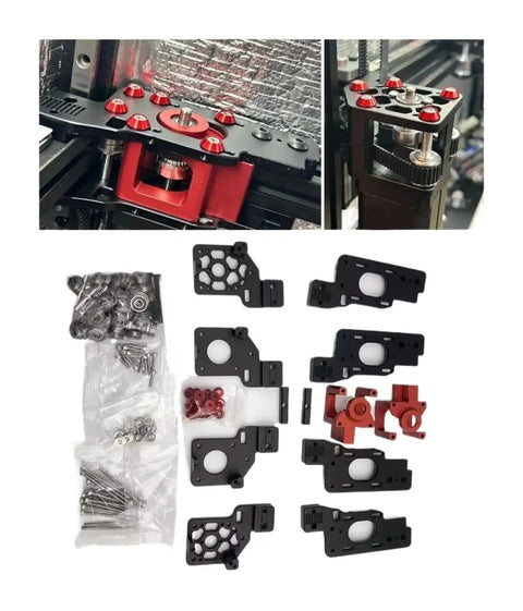 Hella Smooth CNC Upgrade Kit For Voron 2.4 Trident 3D Printer Featuring 9Mm Belts And 4Awd Motion System Compatible With Nema17 Motors Complete Full Build Package