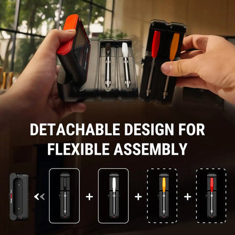 Wireless Meat Thermometer With App For Grillin, WiFi And Bluetooth, detachable probes and rechargeable base assembly.