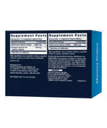 Back of Memory Protect With Lithium And Colostrinin Milk Peptides For Brain Health And Sharp Focus Cognitive Support box, showing supplement facts.