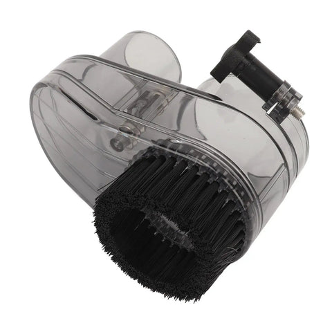 Transparent ABS Dust Shoe For CNC Router Milling, Clear Dust Collector Cover With 38mm Hose, 52mm Spindle Compatibility