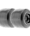 11x7.10-5 Go Kart Tire Pair Race Slicks 4 Ply Durable Puncture Resistant Track Tire With Low Profile Design For Controlled Slides And Stable Handling On 5 Inch Rims Set Of Two, two tires side by side on white background.