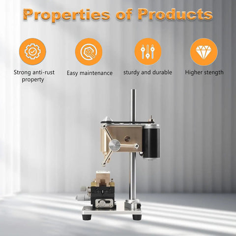 Mini Drill Press With Variable Speed Bench Model For Jewelry Making Watch Repair And Crafts featuring sturdy brass construction.