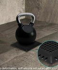 Heavy Duty Stainless Steel Shower Drain Hair Catcher Kicks Sneaky Clogs Fast Straight Up Metal Guard with black silicone base.