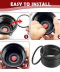 10 Piece Rubber O Ring Kit For Racing Fuel Jugs Sealing And Gasket Set installation steps
