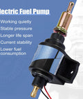 Universal Self Priming Fuel Pump For Cars And Trucks, Four To Seven Psi, Thirty Five GPH, Five Sixteenth Inch Inlet And Outlet, Gasoline Only, Not For E85 Or Ethanol, Electric Fuel Transfer Pump