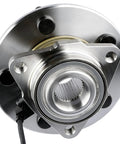 Front Wheel Bearing And Hub Assembly With Five Lugs For 2002 To 2005 Dodge Ram 1500 With ABS Low Runout OE Direct Replacement Hub