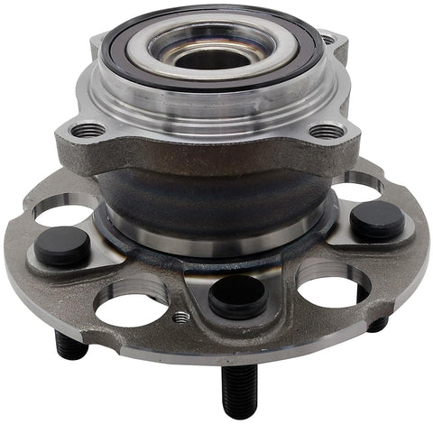 Front view of Rear Wheel Bearing And Hub Assembly For Select Acura And Honda Models Complete No Fuss Drop In Fit With OEM Quality Bearings