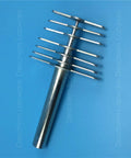 Top Shelf Rubber Stopper Hole Puncher 7 Piece Set Workhorse Metal Rubber Plug Cutter Rig with hardened steel cutters.