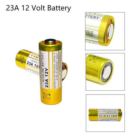 Top Tier 23A 12 Volt Alkaline Battery 5 Pack Heavy Duty Power For Remotes Garage Openers And Key Fobs product image showing multiple angles.