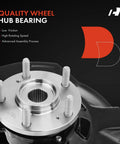 Front Left Steering Knuckle And Wheel Bearing Hub Assembly For 2011 Hyundai Sonata 2.0L With Sport Suspension Driver Side
