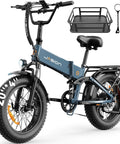Beast 1400W Peak Electric Bike For Adults With Full Suspension 30 MPH Top Speed 48V 13Ah Removable Battery 20x4 Fat Tires