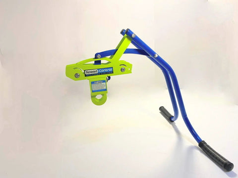 Backyard Zipline Trolley With Brake Race Car Style Handlebars Easy Speed Control Braking Stable Forward Facing Ride