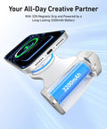 Magnetic Imaging Master Grip Boss Level Phone Camera Grip With 3200mAh Battery Wireless Shutter Button on iPhone MagSafe