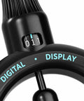 Close-up of Digital Radius Compass Draw Tool with 0.5mm lead showcasing real-time radius display for precise circles.