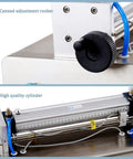 Heavy Duty Pneumatic Filling Machine With Stainless Steel Hopper For Liquids And Pastes Automatic Manual Control Pedal Operated