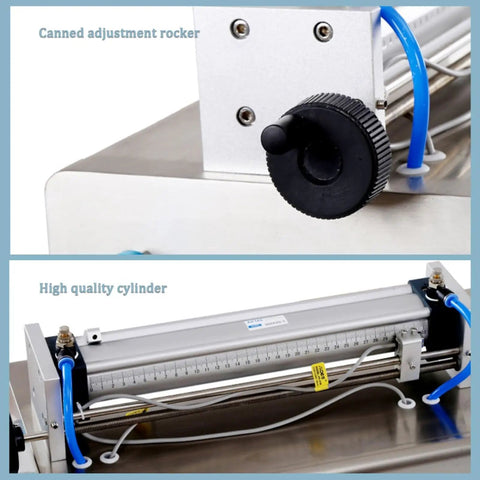 Heavy Duty Pneumatic Filling Machine With Stainless Steel Hopper For Liquids And Pastes Automatic Manual Control Pedal Operated