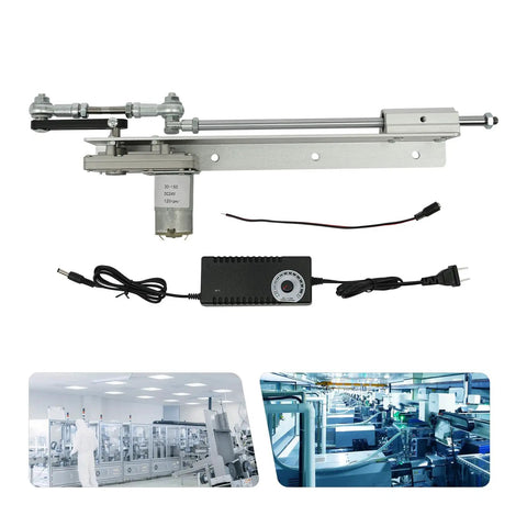 Tough As Nails 24V Adjustable Speed Reciprocating Linear Actuator Rock Solid Push Pull Motor with control box and hardware.