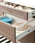 22 Inch Drawer Slides Two Pairs Soft Close Ball Bearing Full Extension Side Mount Glides For Wide Dressers And Cabinets 100 Lb