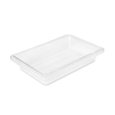 Clear 2 Gallon Polycarbonate Food Storage Tote For Pro Kitchens And Restaurants, BPA Free, Commercial Dishwasher Safe