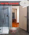 Shower Door Side Strip Seal For Frameless Glass Soft Clear PVC Sweep To Stop Water Translucent Gasket For Hingeless Showers