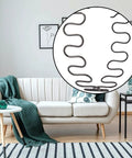 20 Inch Sofa Replacement Springs With 8 Heavy Duty S Clips And A Durable Back Bend Design For Quick Furniture Repair upgrade view on couch.