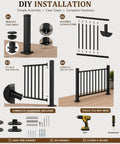 DIY installation guide for Hella Tough Deck Railing Kit With Reinforced Posts for Patios and Stairs.