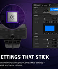 Settings interface of Smooth 4K Webcam With 60fps Streaming Speed And Sony Starvis Sensor showing customization features.