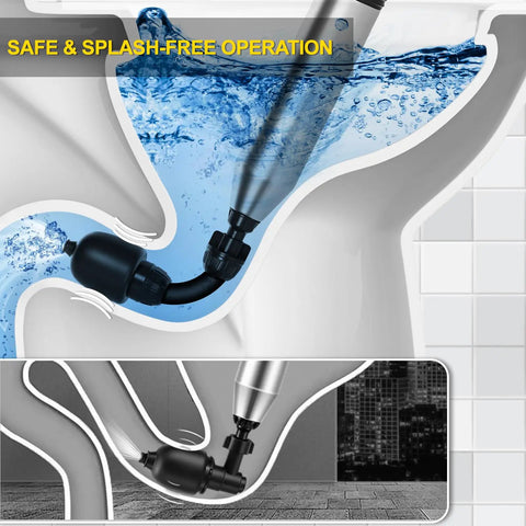 Top Tier Cordless Electric Toilet Plunger Packs A Hella Kick Of Eighty Seven Psi Pressure for splash-free operation in plumbing.