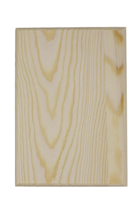 High Grade Unfinished Wood Plaques 6.5 X 4.5 Inch with smooth beveled edges, blank wooden plaque for DIY projects.
