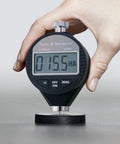 Pocket Size Shore A Hardness Meter Durometer 0-100HA Digital Tester With Large LCD Display For Rubber Leather Resin Fiber Glass Wax And More Ideal For QC And Material Testing on sample