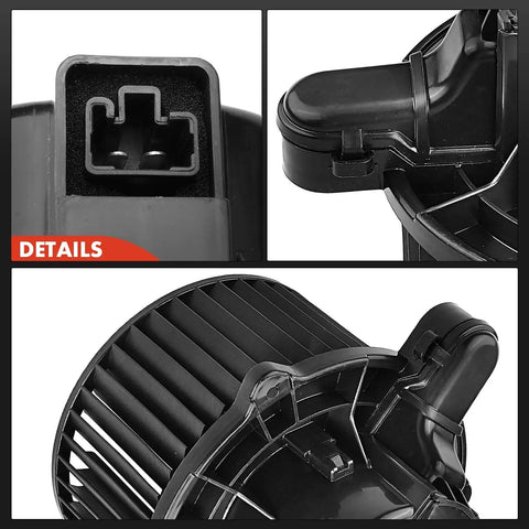 Front Hvac Heater Blower Motor With Fan Cage Fits Chevrolet Bolt Ev And Euv 2017 To 2023 Run Smooth OEM style details.