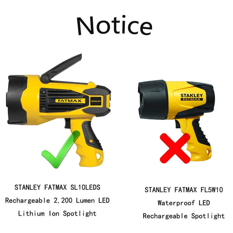 Protective Carry Case for Stanley FatMax SL10LEDS 2200 Lumen Lithium Ion Ultra Bright LED Spotlight Flashlight Case Only
