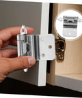 self-closing recessed cabinet hinges installation on door