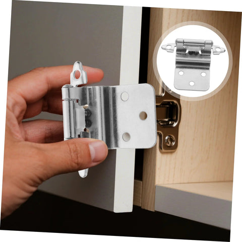 self-closing recessed cabinet hinges installation on door
